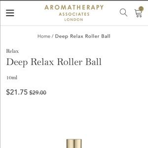 NEW Aromatherapy Associates Deep Relax Roller Ball